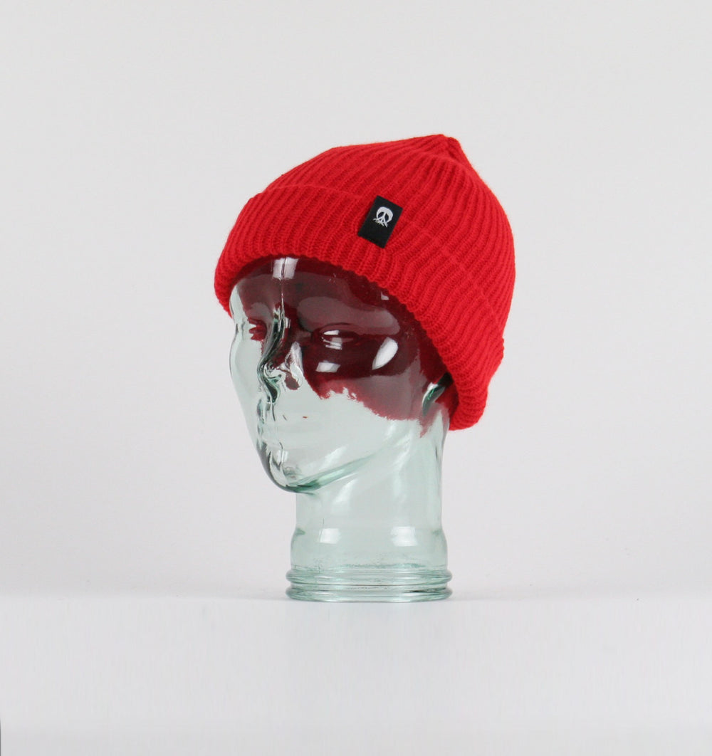 Inside Out Beanie Red
