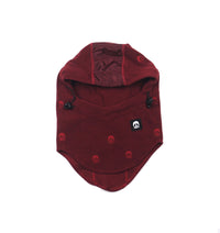 Face Mask Hood - Dark Burgundy
