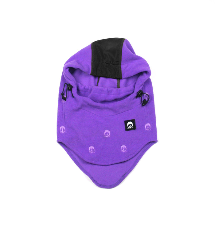 Hooded Facemask - Purple